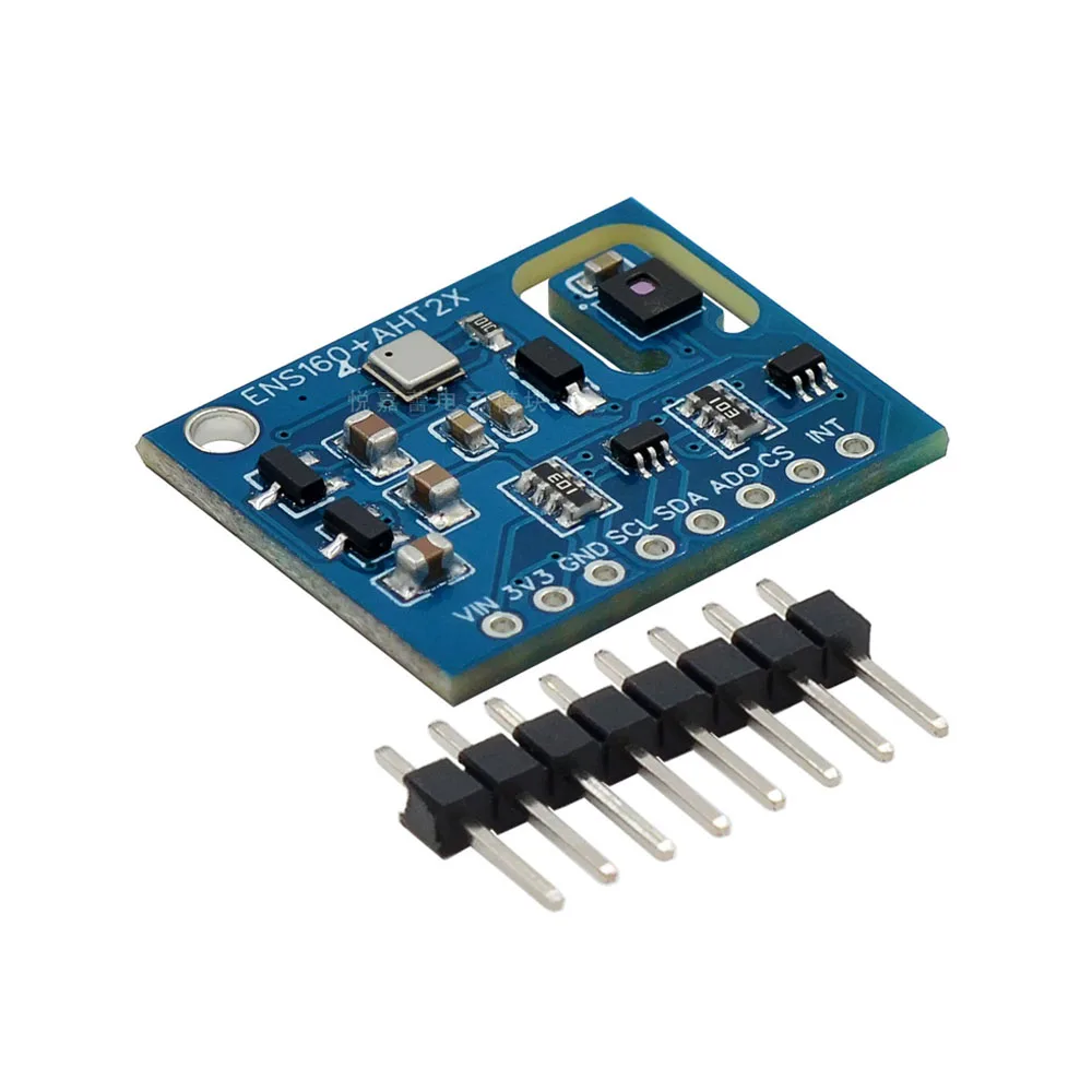 For Arduino 12C＆SPI Interface ENS160+AHT21 Carbon Dioxide CO2 ECO2 TVOC Air Quality Monitoring And Temperature Humidity Sensor