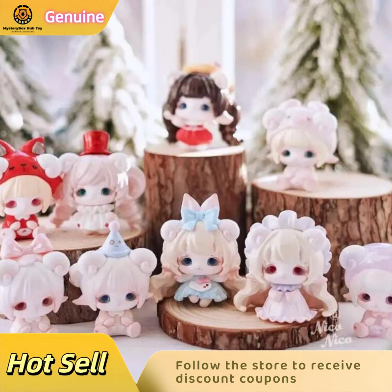 

Подлинная детская серия Mimia Dream Hut, слепая коробка, модное украшение ручной работы для рабочего стола, загадочная коробка, милая кукла, женский подарок на день рождения