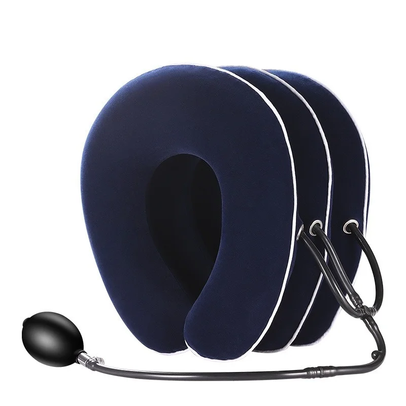 

Neck Stretcher Cervical Traction Device Home Pain Treatment Inflatable Spinal Decompression Collar Muscle Strain Injury Relief