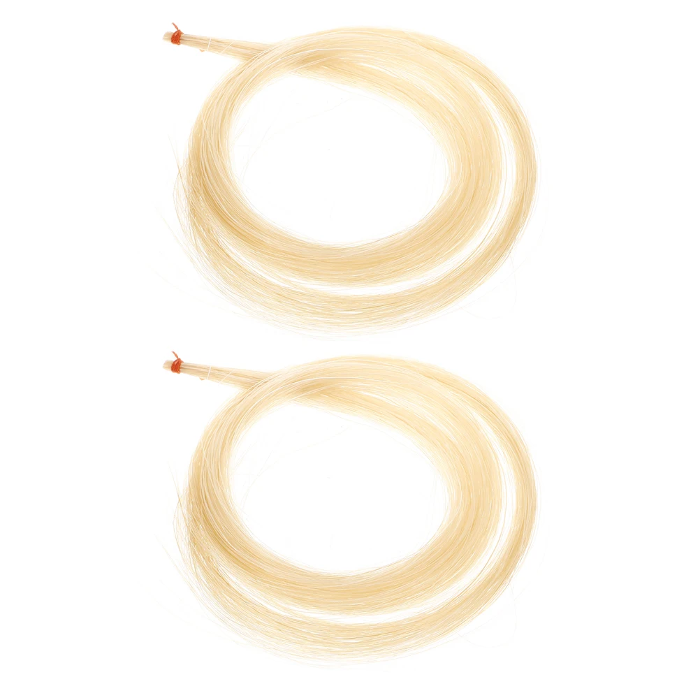 2 個バイオリン弓毛馬楽器アクセサリー交換クリエイティブ