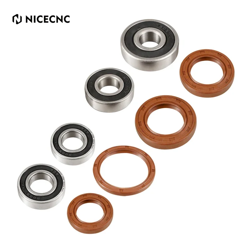 

NiceCNC For Honda XR 650 L XR 650L XR650L 1993-2024 2022 2021 2020 Motorcycle Front Rear Wheel Hub Bearings & Rubber Oil Seals