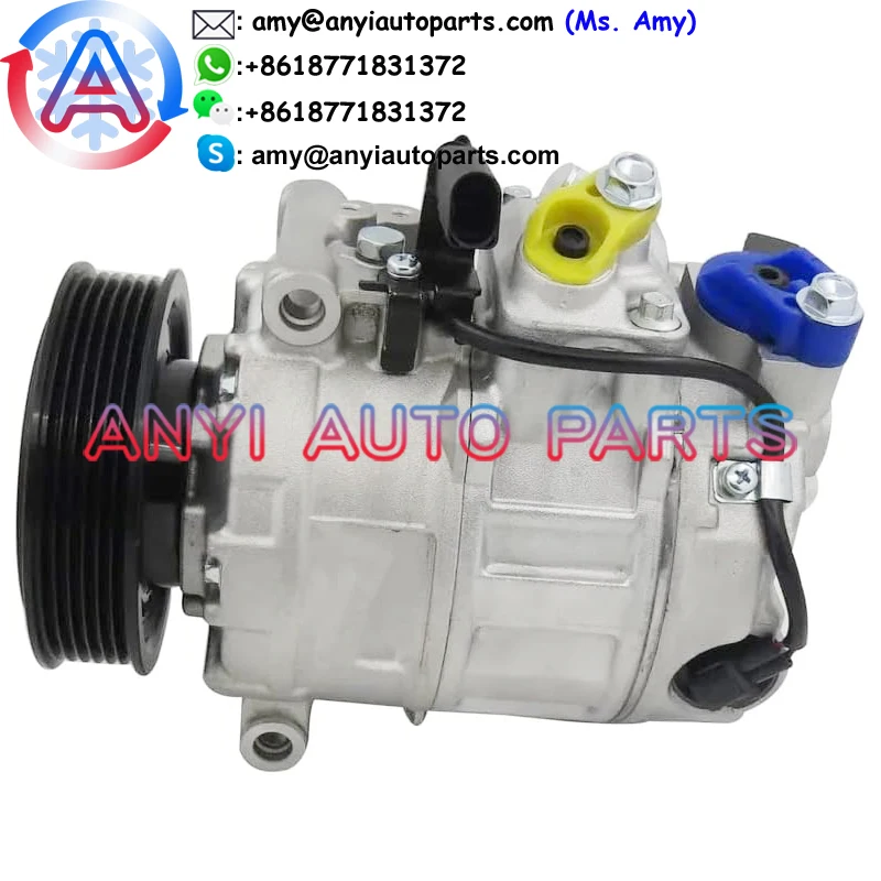 China Factory COM298 4471906390 4371005830 4471500660 8K0260805C 7SEU17C 6PK car auto a/c ac compressor for AUDI A4/A8/A8L