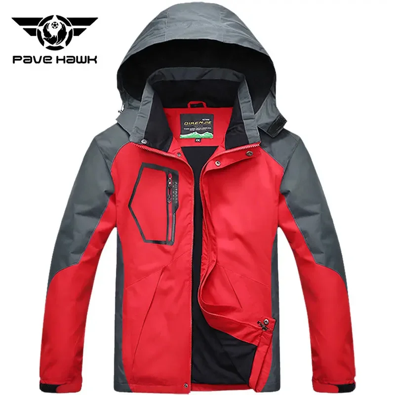 

Outdoor Waterproof Hiking Hoodie Men Women Climbing Fishing Camping Cycling Sports Windproof Jacket Wear-resisting Breathable