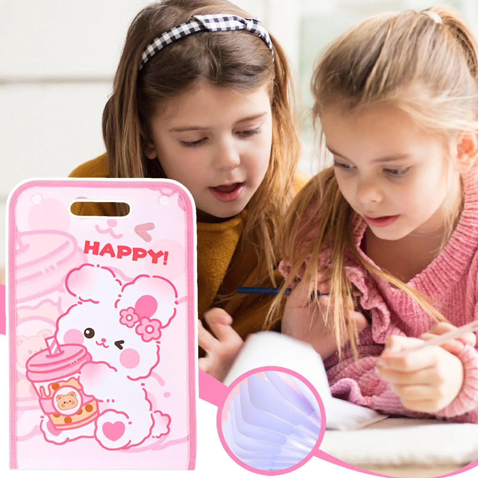 حقيبة مستندات منظم المستندات حقيبة مجلد الحقيبة آمنة قابلة لإعادة الاستخدام للمال النقدية النساء الرجال المعلم المدرسة الفصول الدراسية