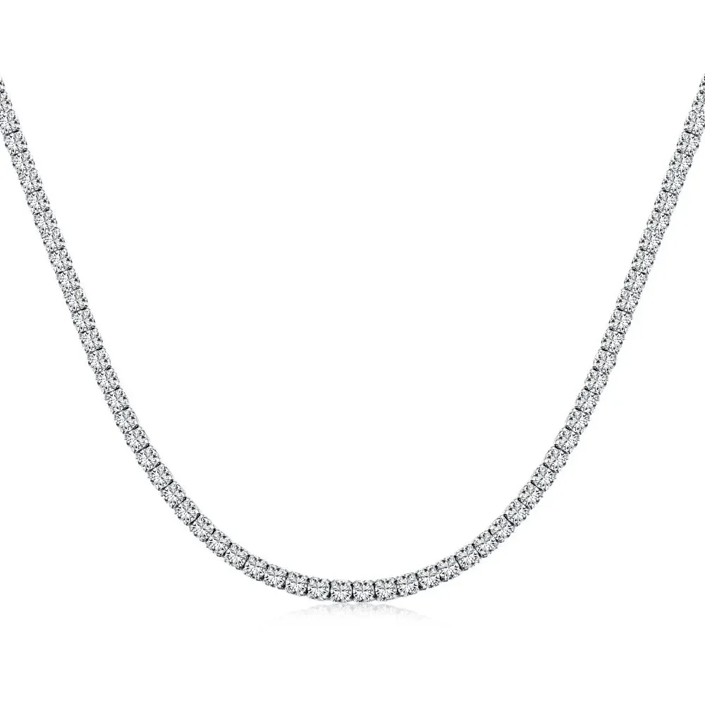 corrente em rede europeia e americana para mulheres colar extensao hip hop diamante linha unica joias de casamento 925 sterling silver 01