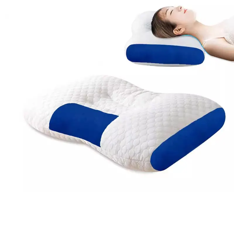 Cervical Orthopedic Green Pillow Help Protect Neck and Shoulder Pain Pillow Bedding for Hotel Home SPA Massage Sleeping Pillow