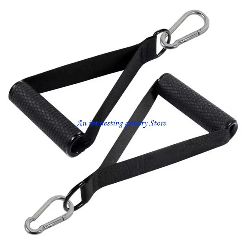 652D Barbells Resistance Bands Nonslip Grip Handle Pull Up Resistance Bands Handles