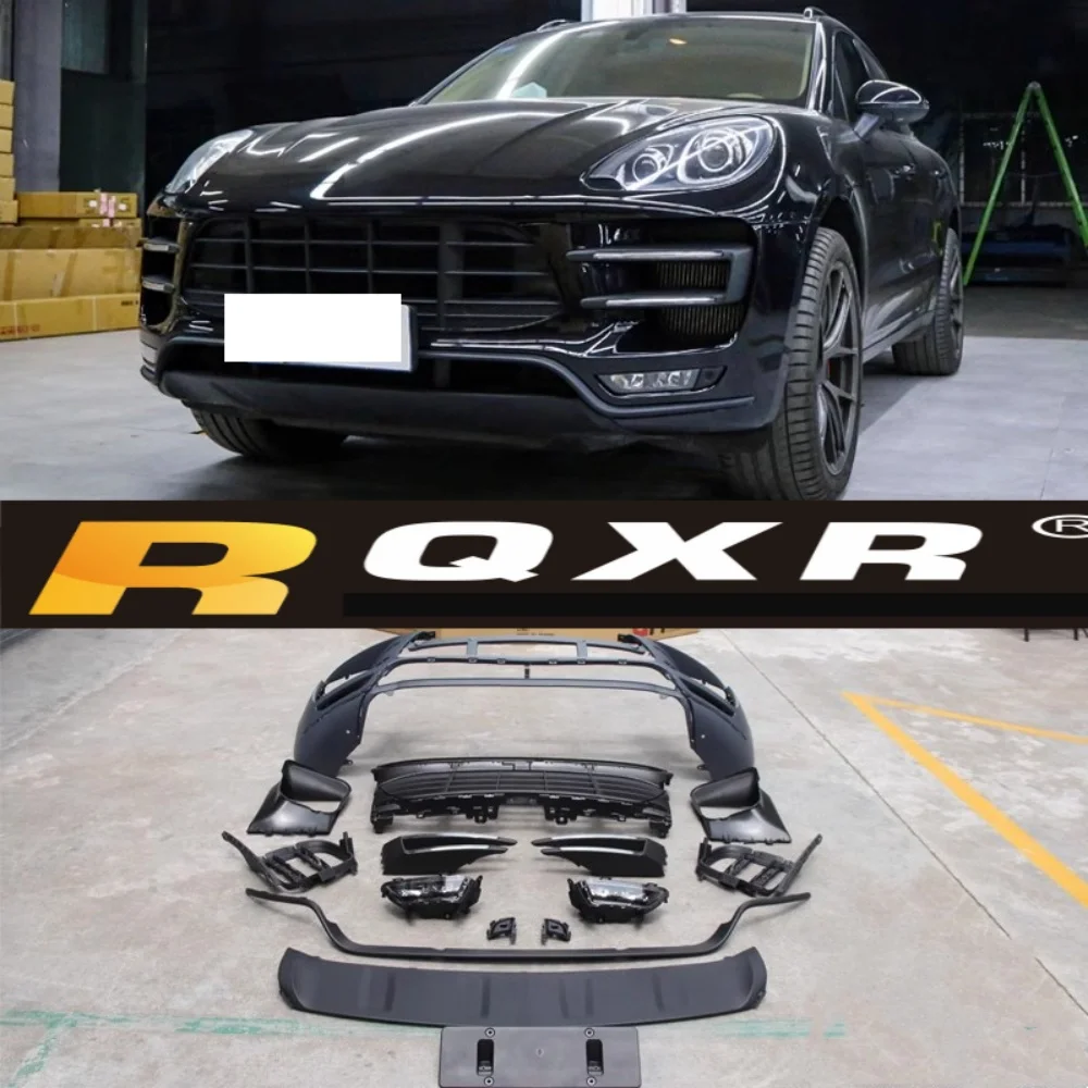 

Unpainted Car Kit Front Bumper Grille Mask Assembly For Porsche Macan Modified New Style Fog Lamp Frame Auto Accesssories