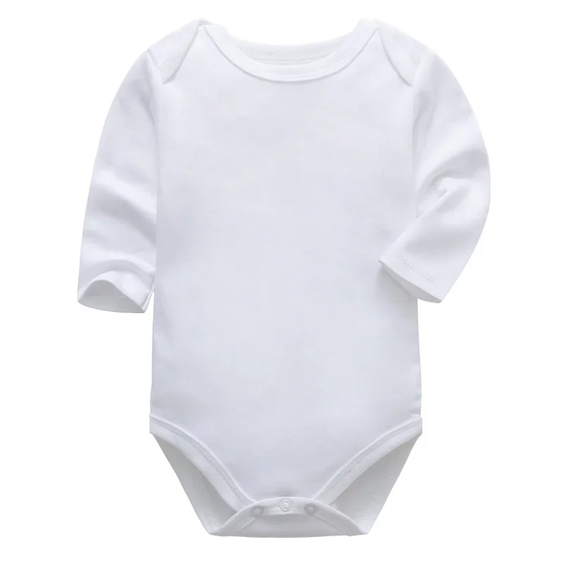 100% Combed Cotton Newborn Baby Bodysuits Long Sleeved Body Toddler Jumper Rompers 0-24Months Infantil Jumpsuit Grows Ropa