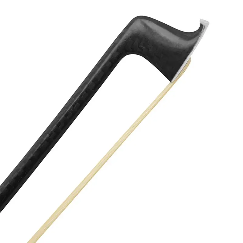 SPECIAL OFFER~QA-20 Violin Bow 4/4 Composite Carbon Fiber Pure Ponytail Color Beige Line Silver Silk Sheepskin Hand Rest Bow