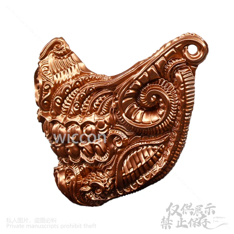 فروي أنيمي لعبة خمر Prajna الجمجمة قناع تأثيري ثلاثية الأبعاد حمض البوليلاكتيك الدعائم قناع 4 ألوان أنماط العصور القديمة دعوى كوس مخصصة