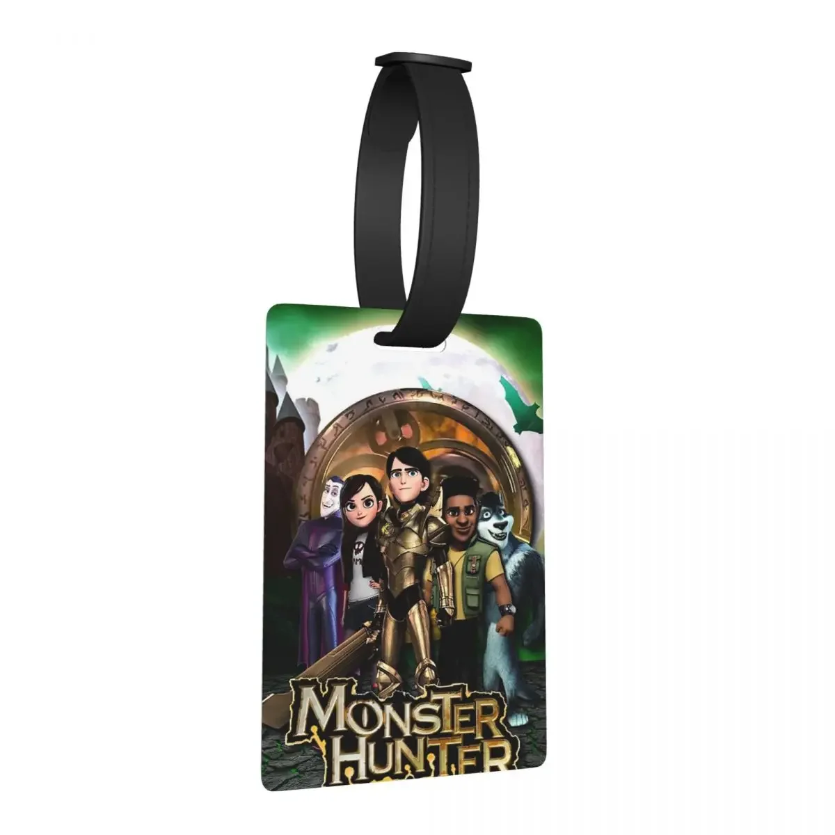 

Cartoon TrollHunters Luggage Tags Suitcase Accessories Travel Cute Baggage Boarding Tag Label Holder ID Name Address