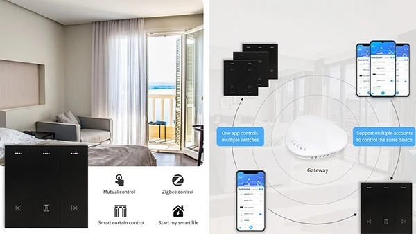Tuya Wifi Smart Home System mit RF Wireless Remote Control Smart Home Automation Kits für Android-Betrieb