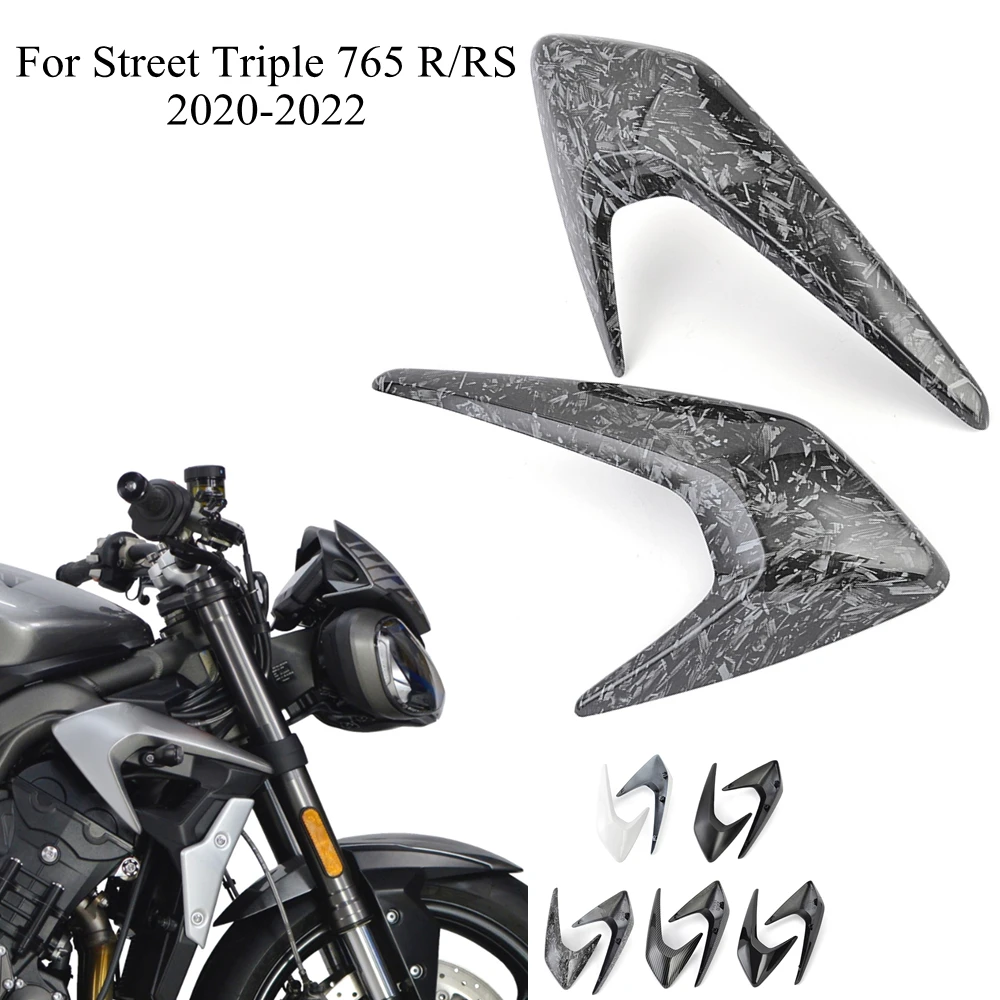 

Motorcycle Upper Side Panels Front Fairing Cover For Triumph Street Triple 765 R RS 2020 2021 2022