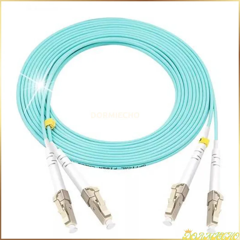 

Fiber Optic High Precision 10PCS OM3 LC UPC 1M 3M 10M Multimode Duplex 3.0mm Optic Patch Cord Optical Fiber Cable Free Shipping