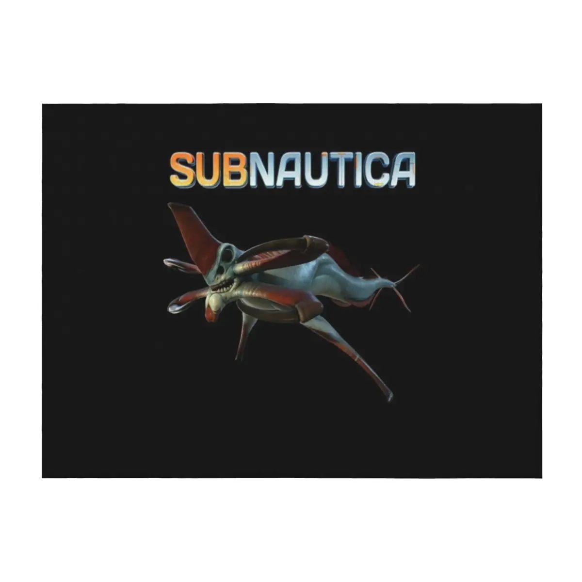 

Subnautica - Reaper Leviathan Throw Blanket Beautifuls Tourist Warm Sofa Throw Blankets