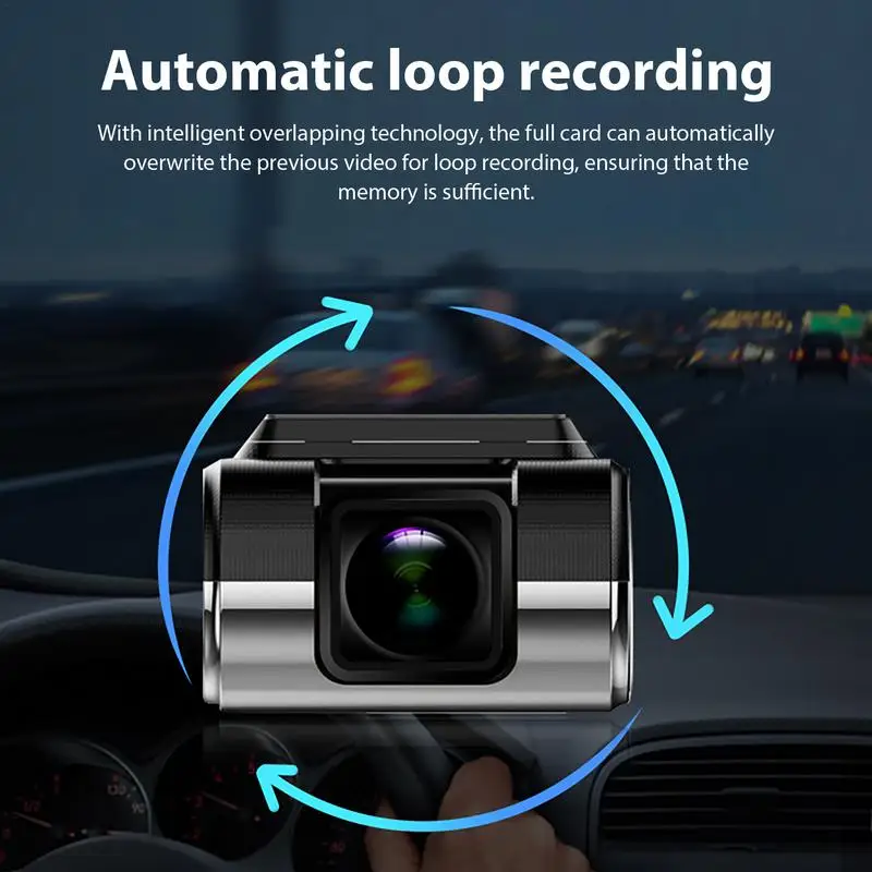 Car Dash Cam Ultra-Clear 1080P Dashcams For Cars 140 Wide Angle Noise Reduction Mic Loop Recording Car Camera For Car Sedan SUV