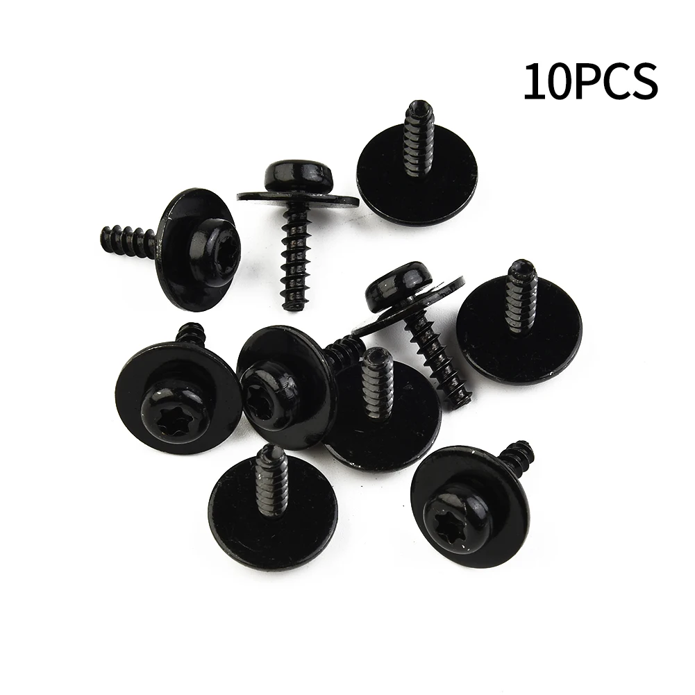 10pcs M5-2.2x20mm Screw Bolt Torx Screw Auto Fender Bumper Hexagon Head Screw Washer Self-tapping Screw For Ford Focus Escape