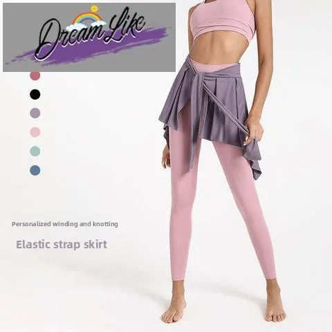 new-sport-fitn-yoga-f-skirt-slimming-ballet-dance-ort-skirt-anti-exposure-yoga-clothes-nylon-material