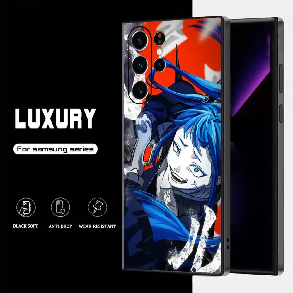 Custodia per telefono artista A-Ado per Samsung S25, S24, S23, S22, S21, S20, S10, Ultra, Plus, Lite, FE, Cover morbida in silicone nero