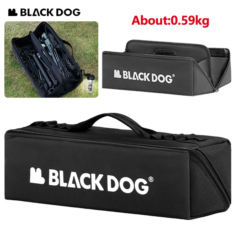 Naturehike BLACKDOG  Camping Tool Storage Bag Large Capacity 0.95L Outdoor Folding Accessories Equipment Sundries Bag Portable