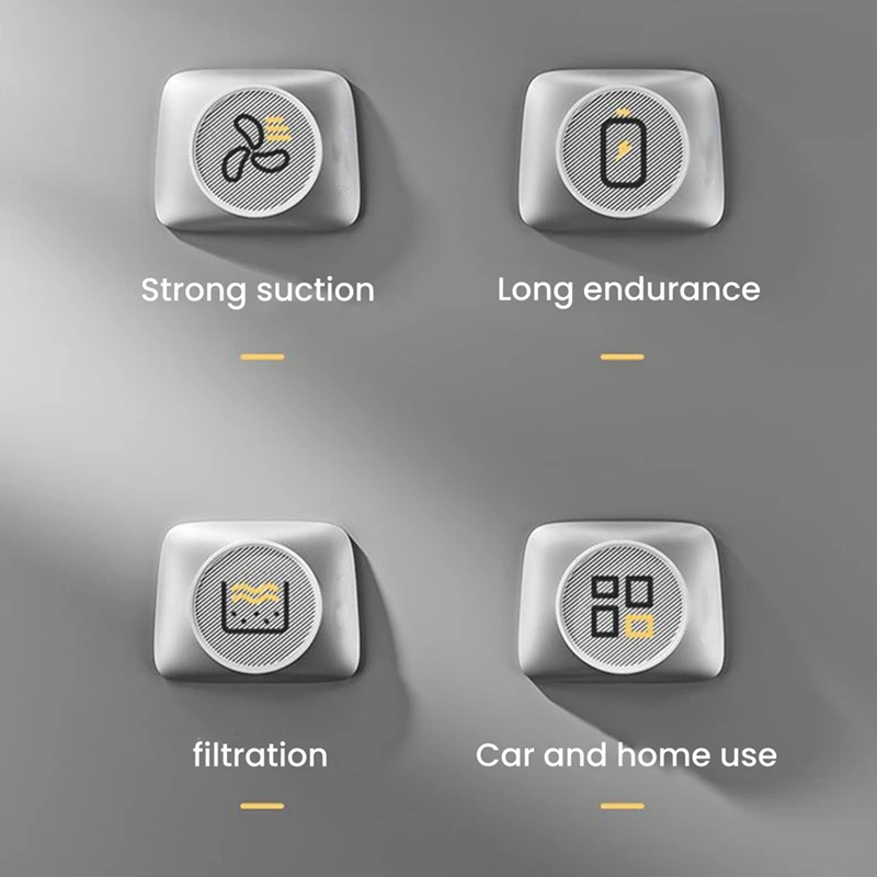 A16F-New Wireless Handheld Car Mini Vacuum Cleaner, Rechargeable High Power Cordless Vacuum Cleaner For Home