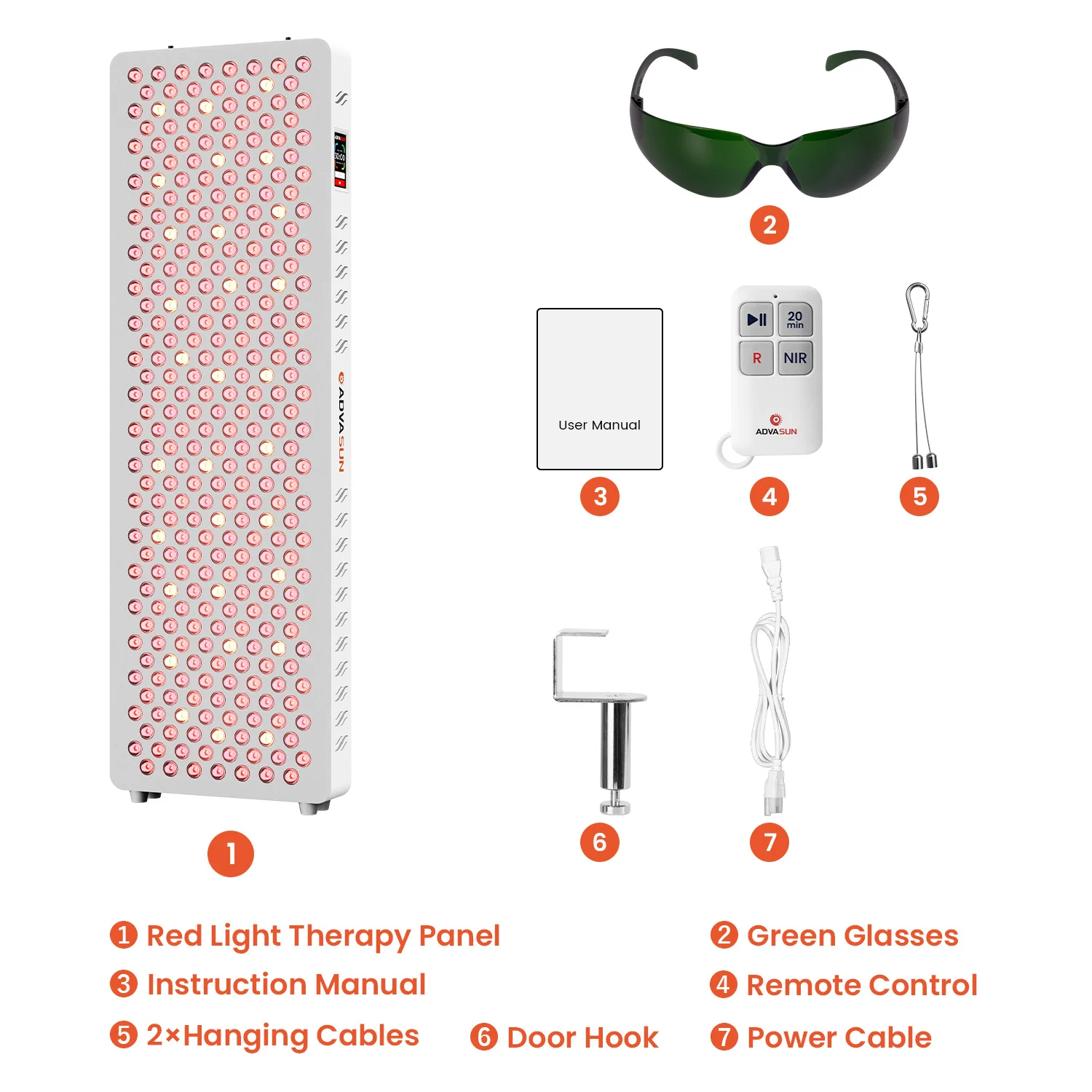 ADVASUN ADUltra nouveau dispositif de thérapie par la lumière rouge de contrôle par application panneau de thérapie par la lumière rouge pour Sauna à lumière rouge pour tout le corps