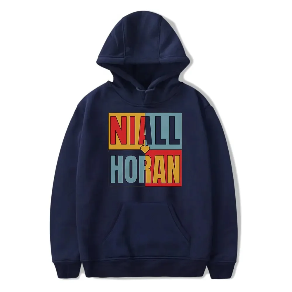 Men's and Women's Long Sleeves Unisex Sweatshirt, Hooded Sweatshirt, Casual Clothing, Color Block, Fashion, Niall Horan