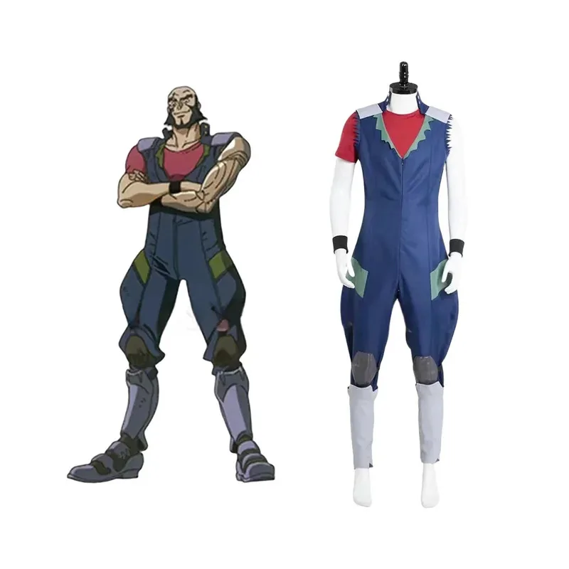 

Anime Cowboy Bebop-Jet Black Cosplay Costume Outfits Halloween Carnival Suit