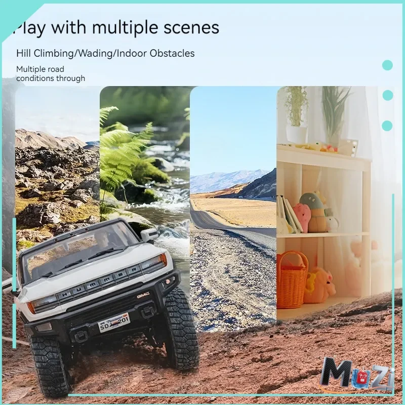 FMS FCX18 1:18 RC Auto Auto Hummer Pickup 2,4G Elektrische Off-road Fernbedienung Auto Modell Simulation Klettern Auto junge Spielzeug Geschenk RTR