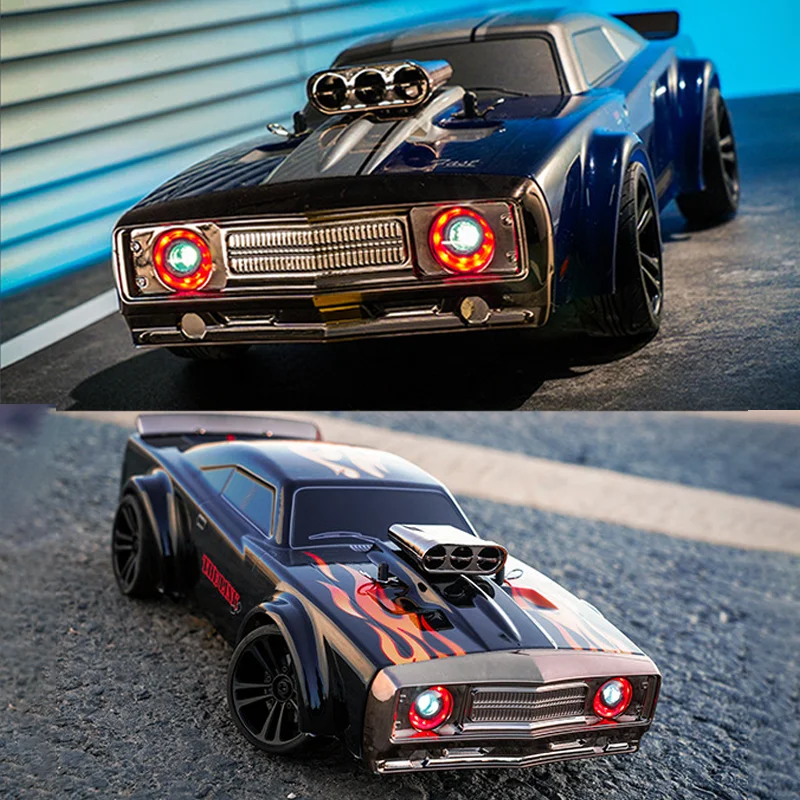 Scy 16303 1：16  2.4G Rc Car 4Wd Electric High Speed Off Road Drift Muscle Truck With Retro Led Light