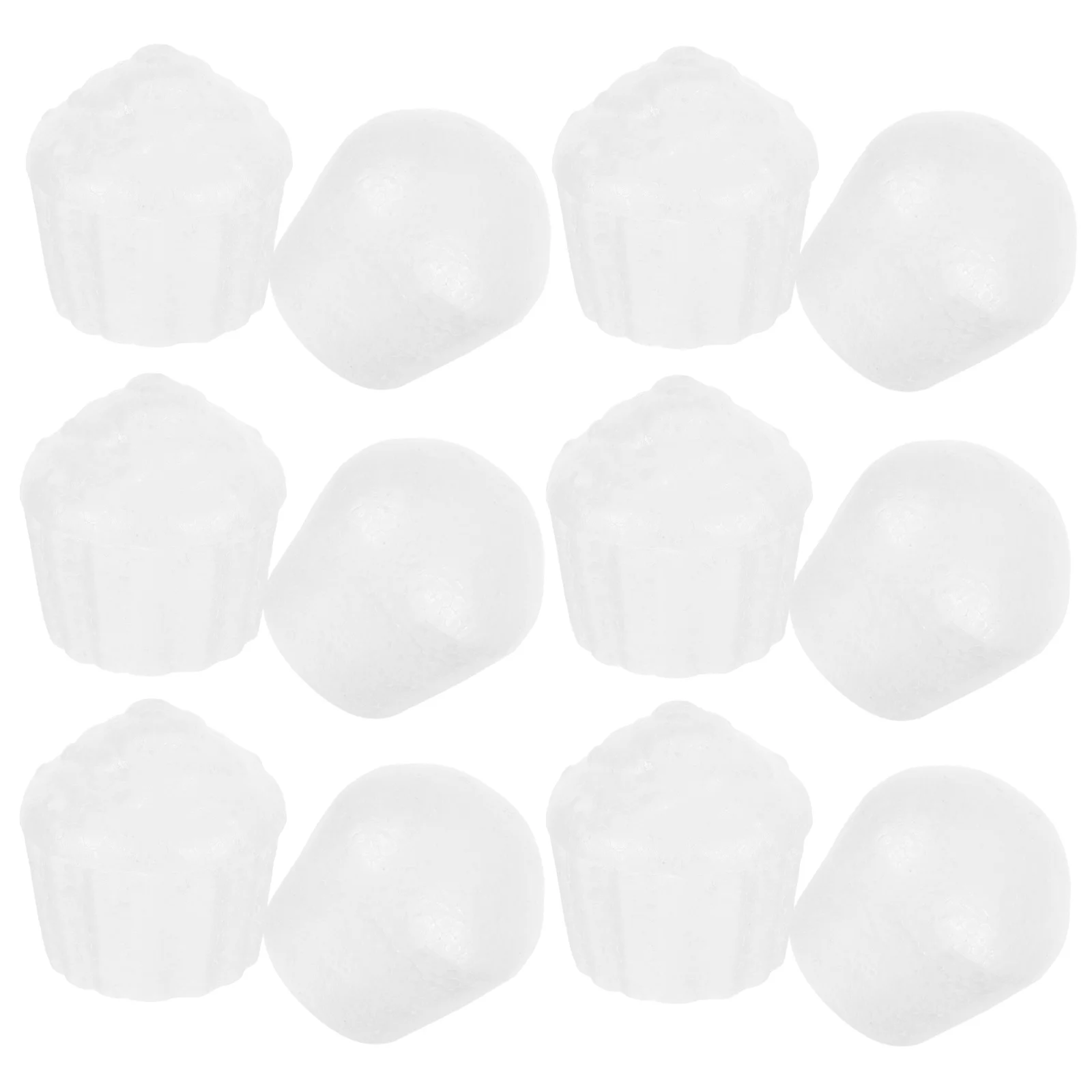 

12Pcs Mini Foam Cupcake DIY Craft Kit for Homemade Cake Decorations Art Projects Party Favors Making Foam Cupcake