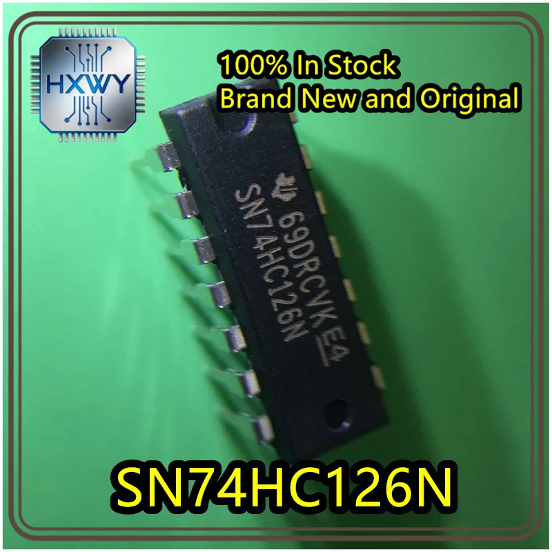 10/50 pieces SN74HC126N DIP14 Buffer and Line Driver IC New Original Stock