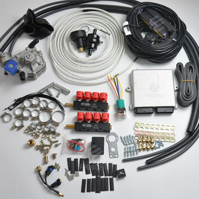 FC Car Parts lpg Kit 8 Cylinder Glp Conversion Kits lpg Car Conversion Kit for Fuel Sequential Injection Complete System