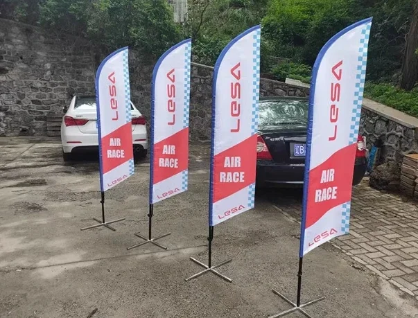 

1.8m Knife Flag 180 Beach Flag Beachflags Drones Band Flag Crossing Machine Practice Competition