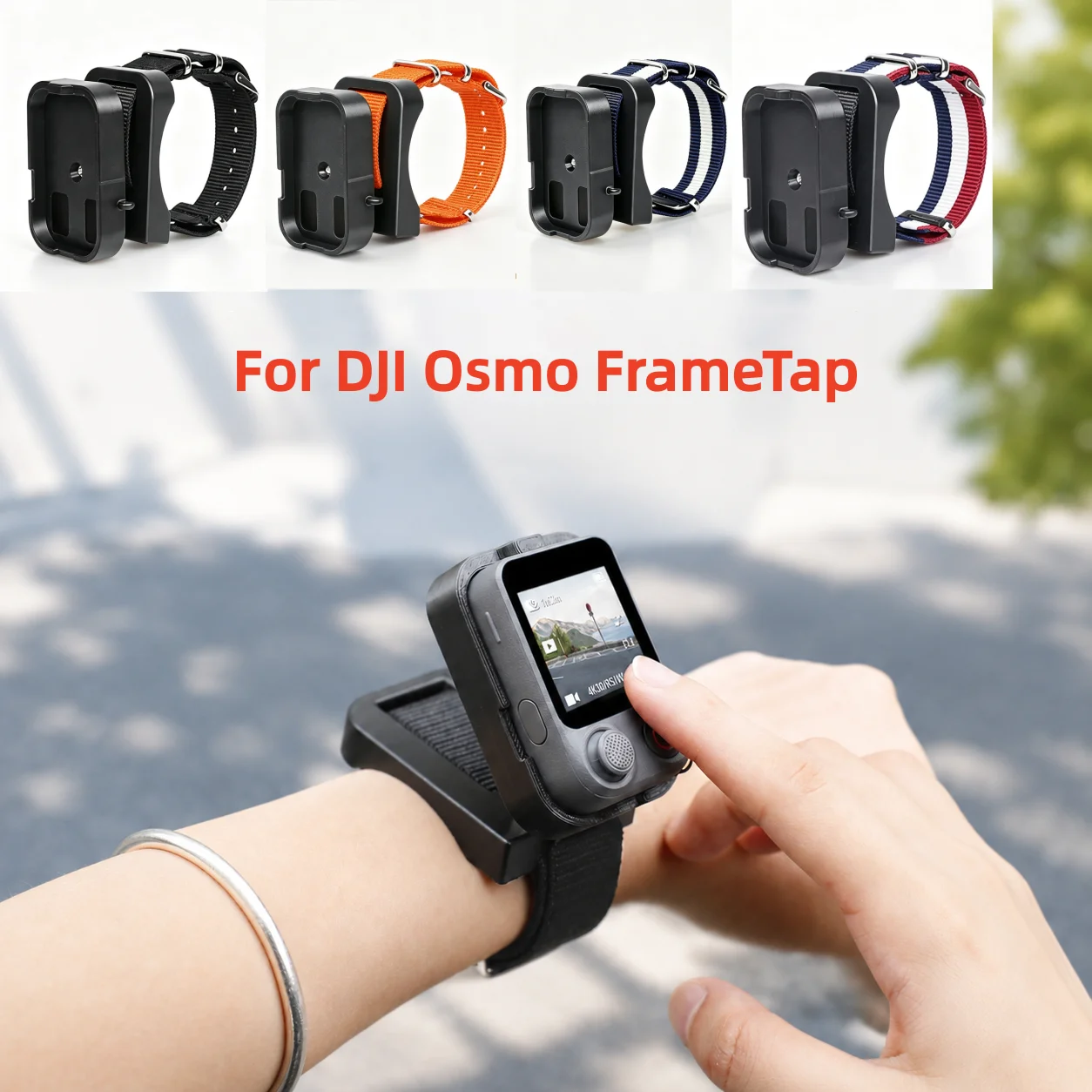 For DJI Pocket 4 Pro/Mobile 8P FrameTap Viewfinder Camera Frame Protective Case Wrist Strap Extension Magnetic Base Accessories