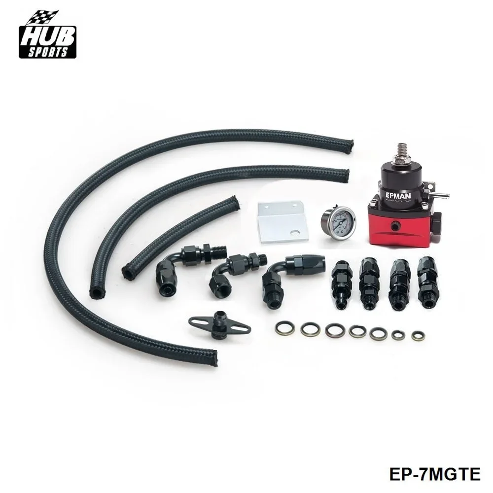 

Универсальный регулируемый регулятор давления топлива для гоночного автомобиля + манометр + фитинг AN6 для TOYOTA MR2 SW20 90-95 HU-7MGTE