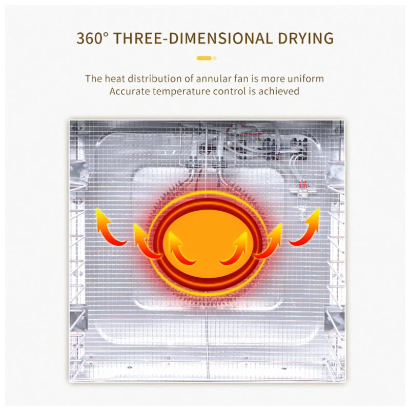 Séchoir de déshydratation des aliments et des fruits, grande capacité, cadre de séchage à faible bruit