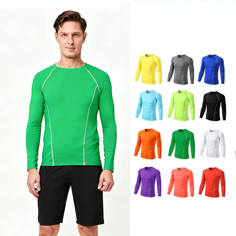 

Men Women Kids Children Boy Girl Compression Running Long T Shirt Fitness Sport Basketball Football Gym Sportswear Clothes 1004