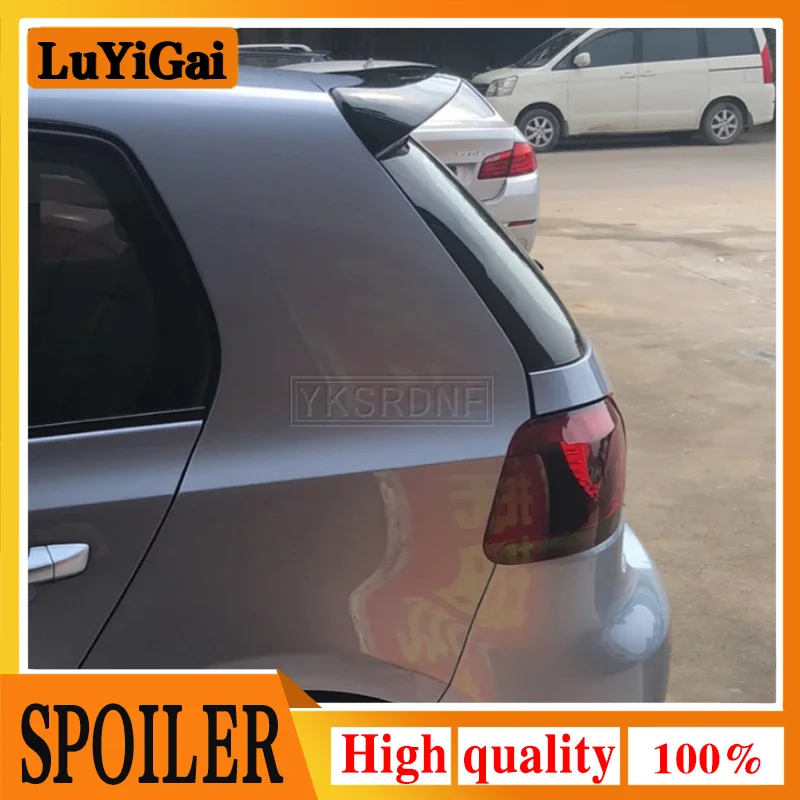 For Volkswagen GOLF 6 Spoiler 2010-2013 mk6 High Quality ABS Material Car Rear Wing Primer Color Rear Spoiler