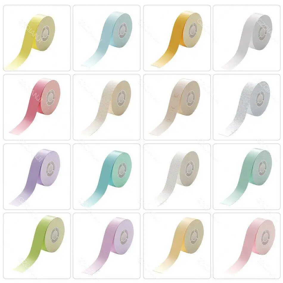 Niimbot H1S Label Printer Paper Continuous Printing Thermal Stickers 15mm * 7.5M Waterproof Anti-Oil Scratch-Resistant Sticker