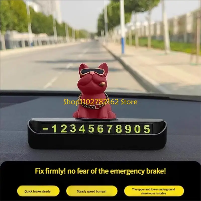 

547B Temporary Vehicle Phone Number Plate Easy Installation Parking Number Plate