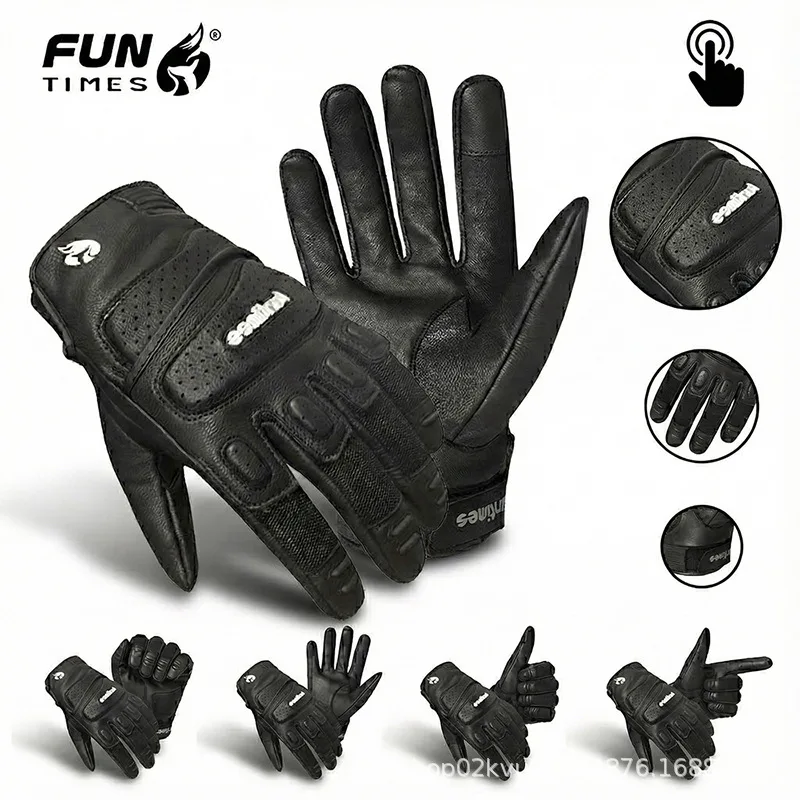AIR Bomber Handschuhe Motocross Guantes MX BMX Dirt Bike Offroad Moto Enduro MTB Reit- und Fahrradhandschuhe ATV UTV Luvas für Herren mit Touchscreen-Funktion