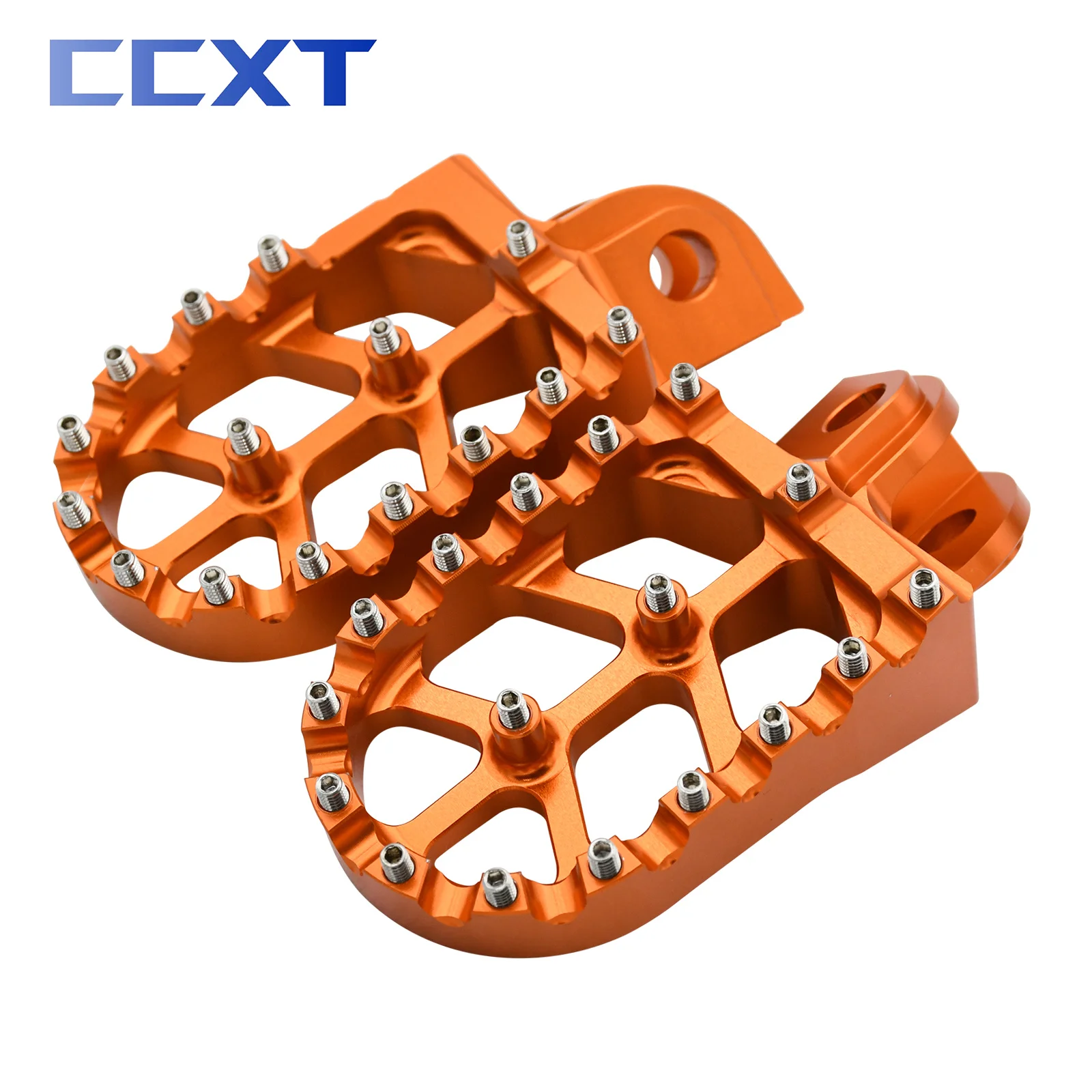 Motorcycle CNC Foot Pegs Footpeg For Husqvarna TC65 TC85 TC125 TC250 FC250-450 TE FE 150-501 FS450 For KTM SX SXF XC XCF XCW EXC