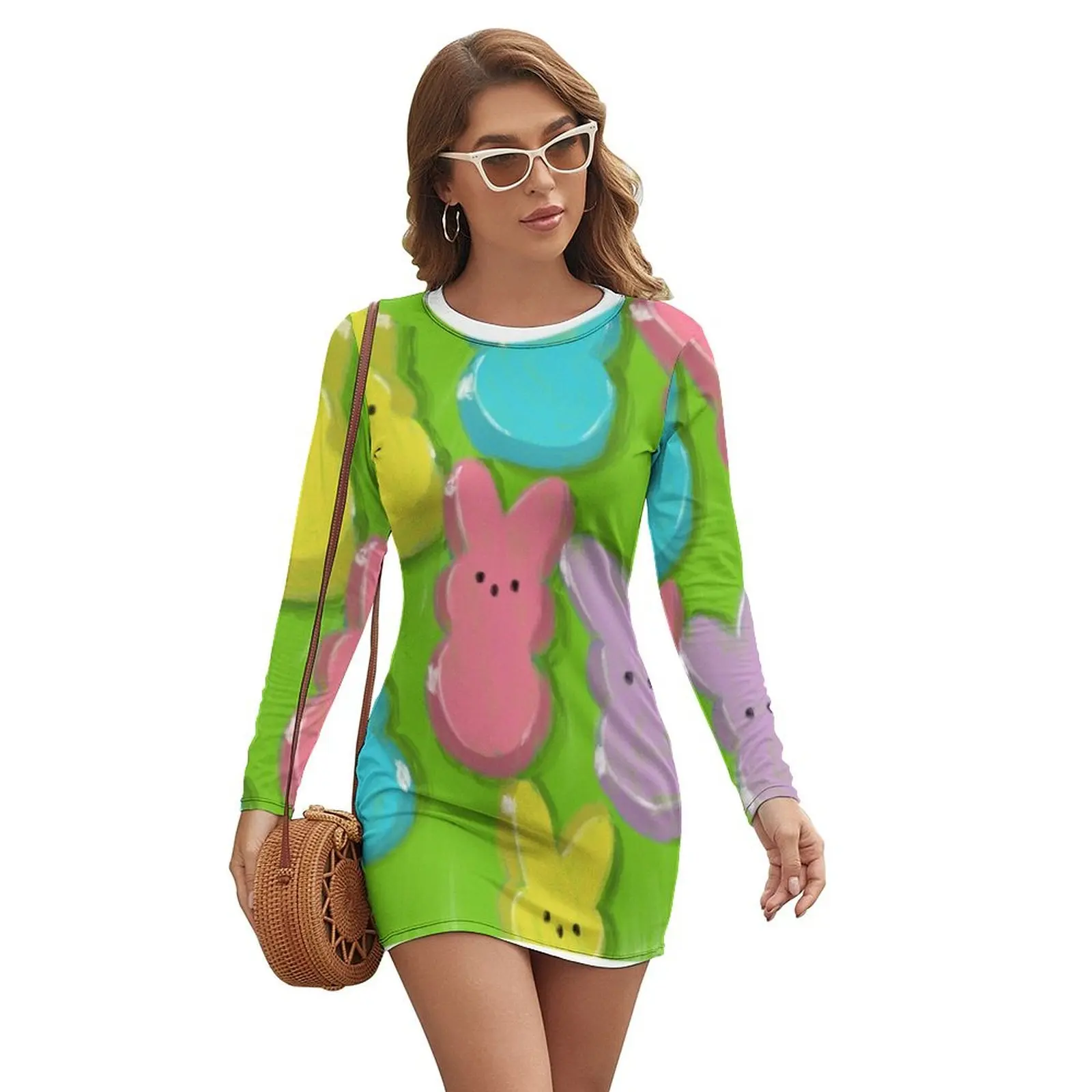 

Bunny Peeps Long-sleeved Dress birthday dress evening dress woman