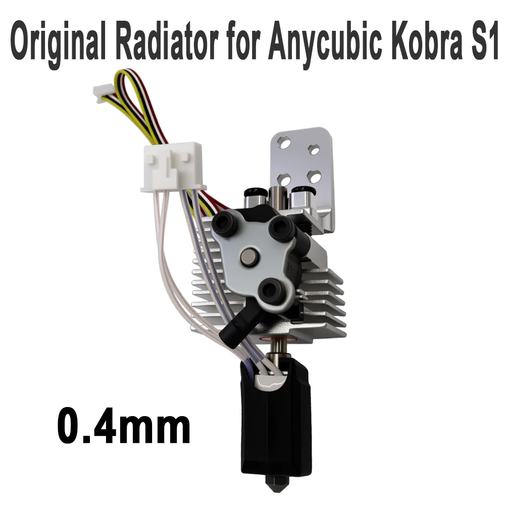 Zestaw do szybkiego montażu hotendu, kompatybilny z Anycubic Kobra S1 S1C Combo, aluminiowy radiator, części zamienne do czujnika. — zdjęcie produktu 14