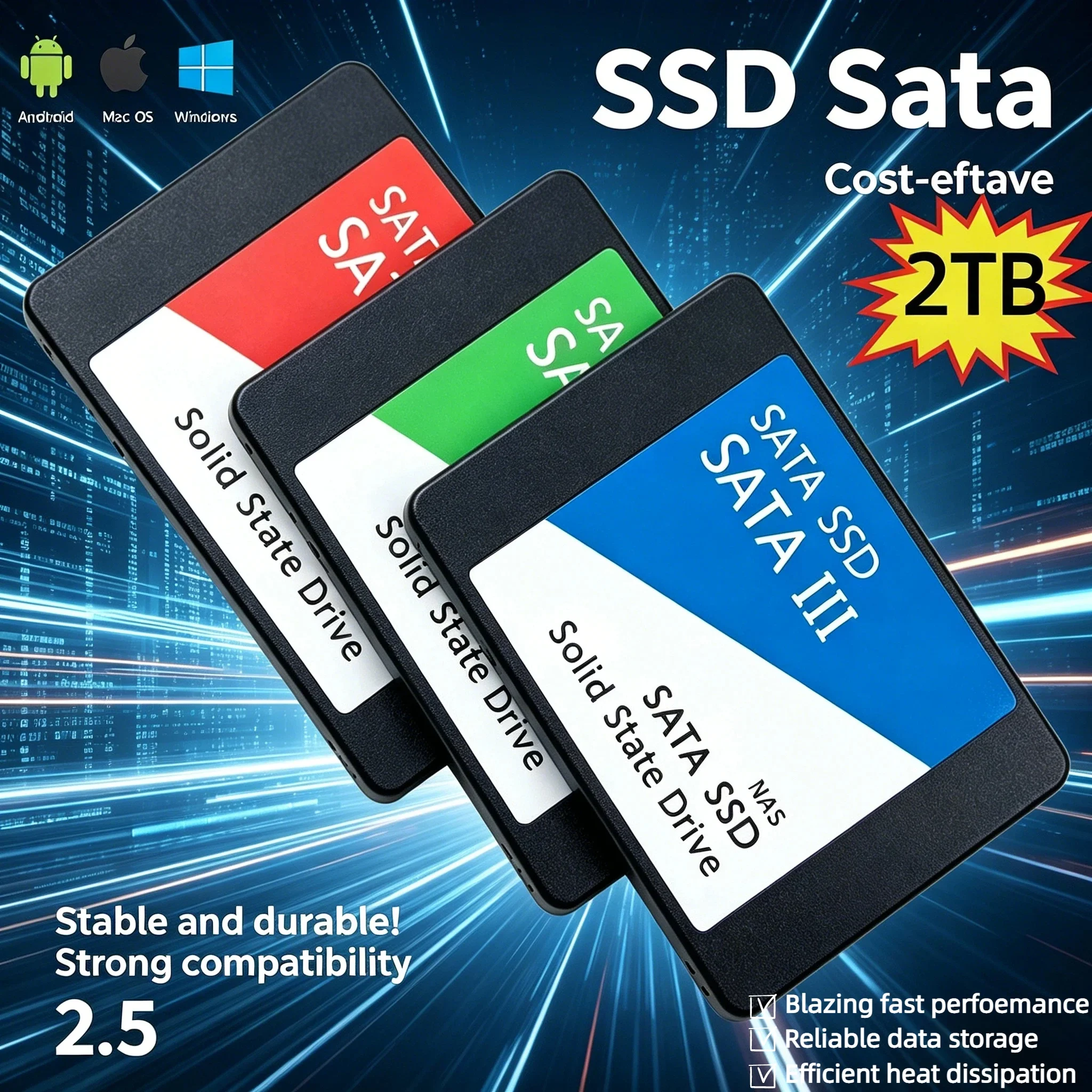 

Original 2TB External SSD SATA3 Portable High Speed Solid State Drive Hard Disk For Laptop Computer Upgrade Elite Ultimate Data