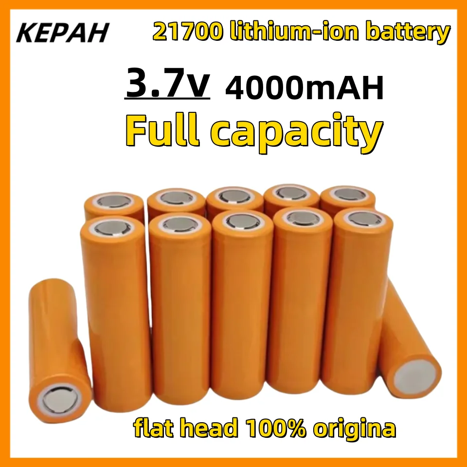 21700 NCR21700T Lithium Rechargeable Battery 4800mAh 3.7 V 40A High-discharge Battery High-drain Li-ion Battery led flashlight