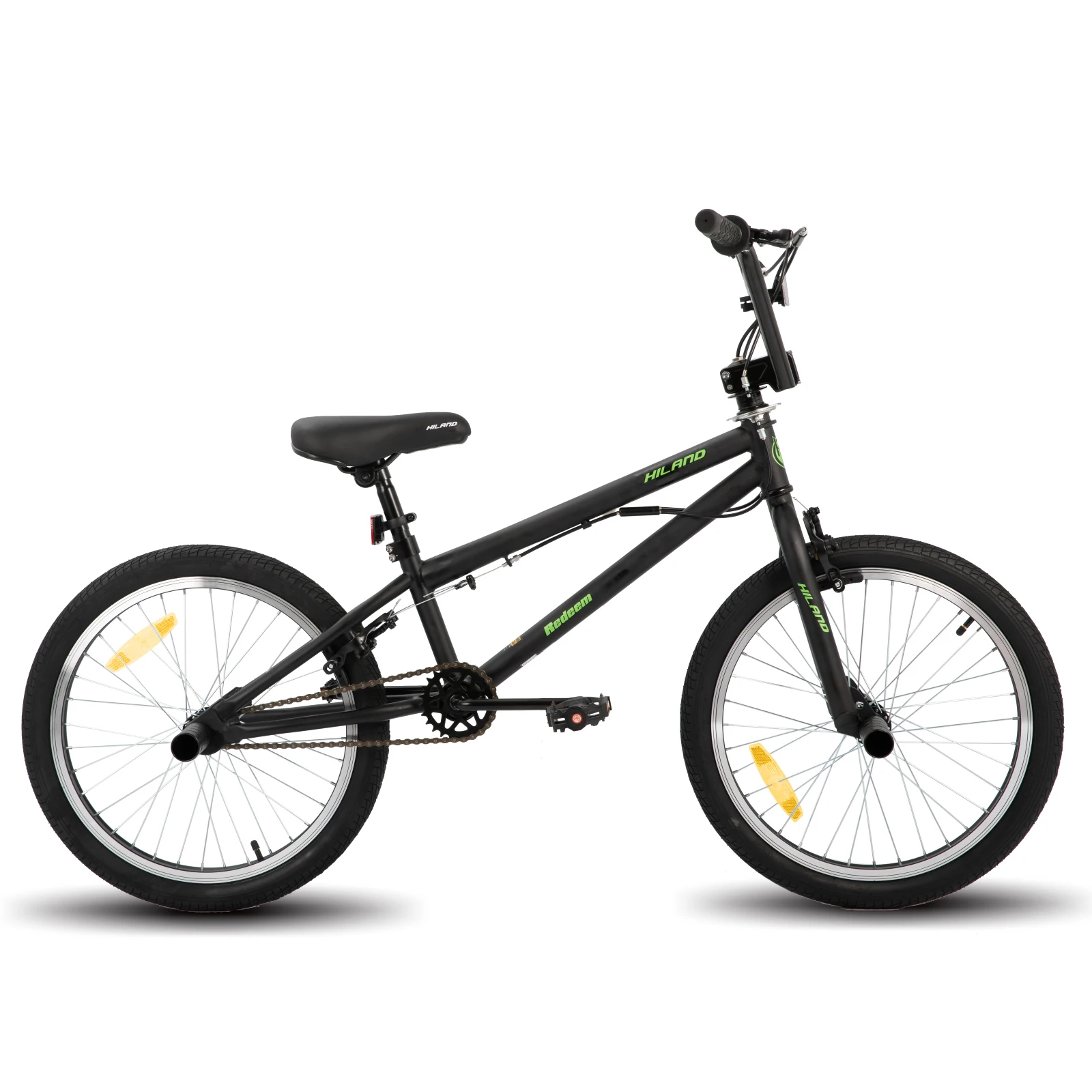 Hiland 20 inch Freestyle BMX-fiets voor kinderen, beginnersniveau tot geavanceerde rijders met 360 graden gyro en 4 haringen, kinderfiets voor jongens, meisjes
