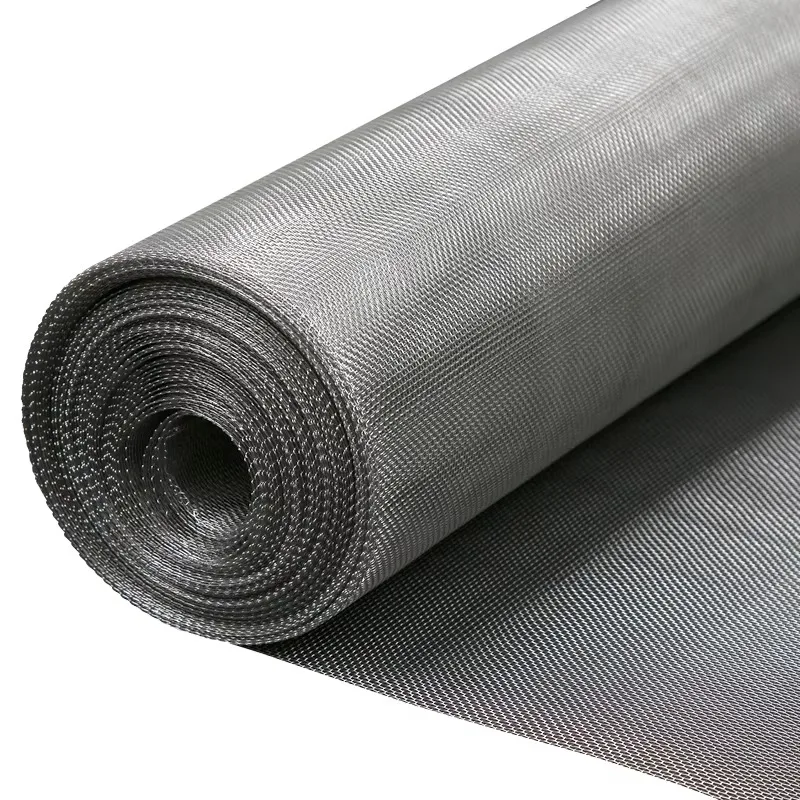 5-500 mesh micron woven mesh stainless steel metal screen plain weave food grade woven wire mesh vibration filter